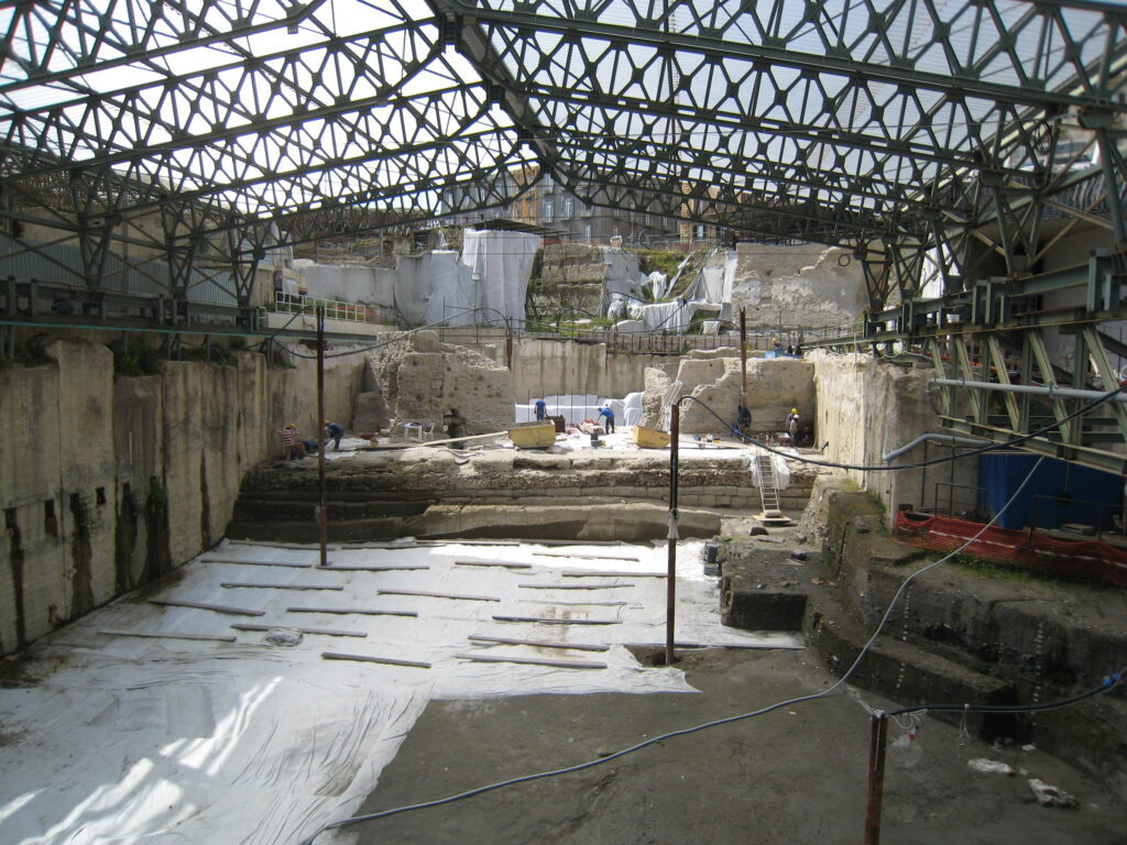 Cantiere Stazione Municipio, ritrovamenti archeologici